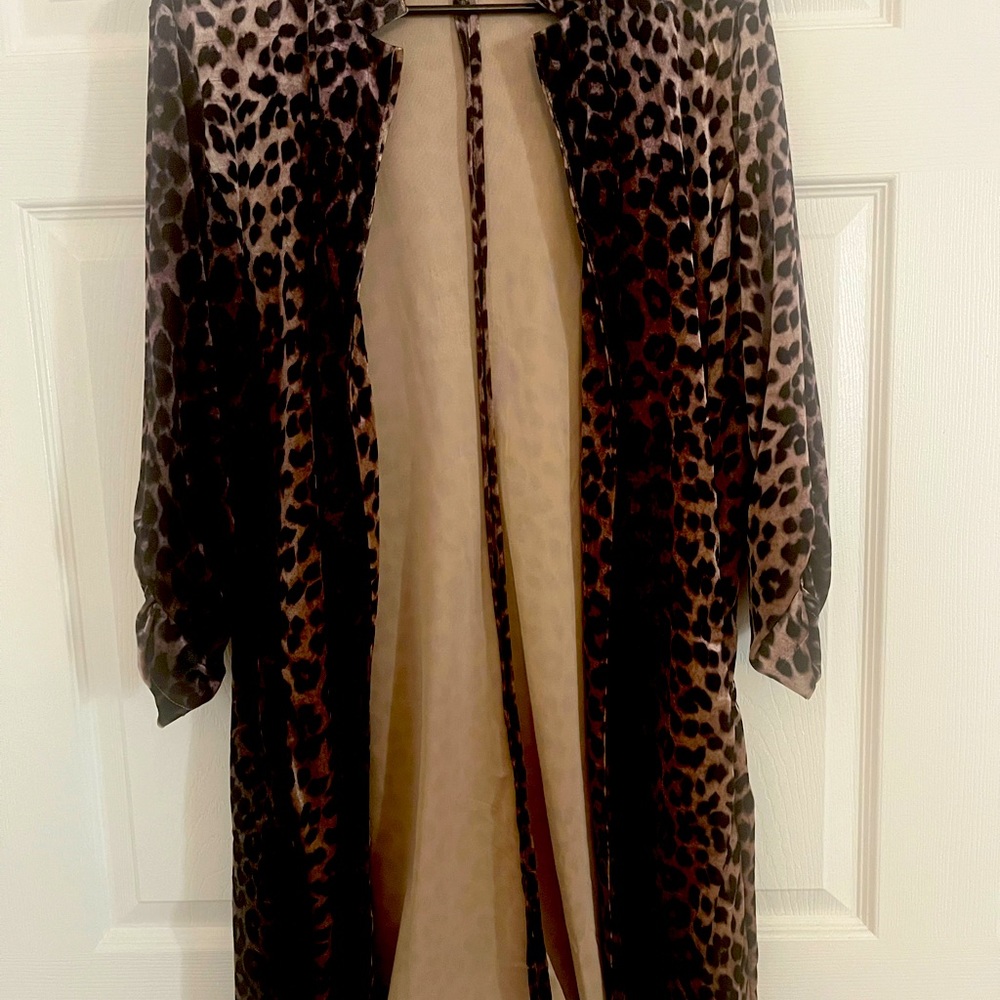 Cheetah print dressy jacket